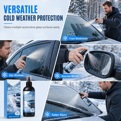 ❄️ Windshield De-Icer Spray – Fast Frost Remover for Winter Driving