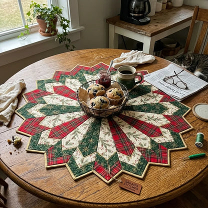👉🔥💯Christmas Flower Diatomaceous Earth Placemat丨Finished Mat