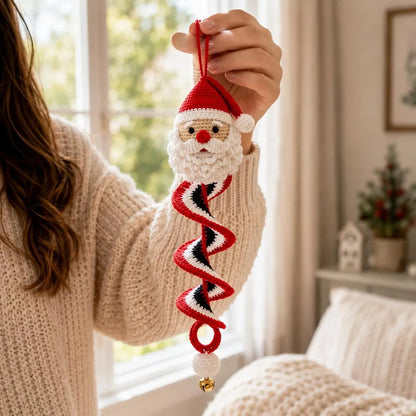 ☃️Crochet Snowman Spiral Ornament Diy Kit  🧶🎄✨