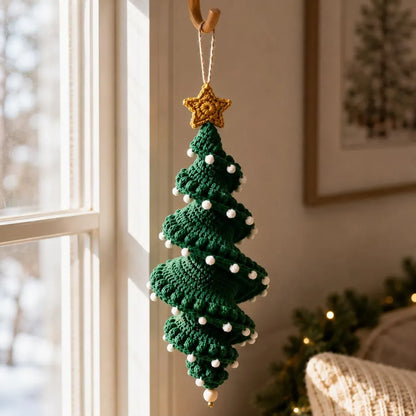 ☃️Crochet Snowman Spiral Ornament Diy Kit  🧶🎄✨
