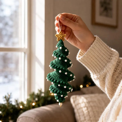 ☃️Crochet Snowman Spiral Ornament Diy Kit  🧶🎄✨