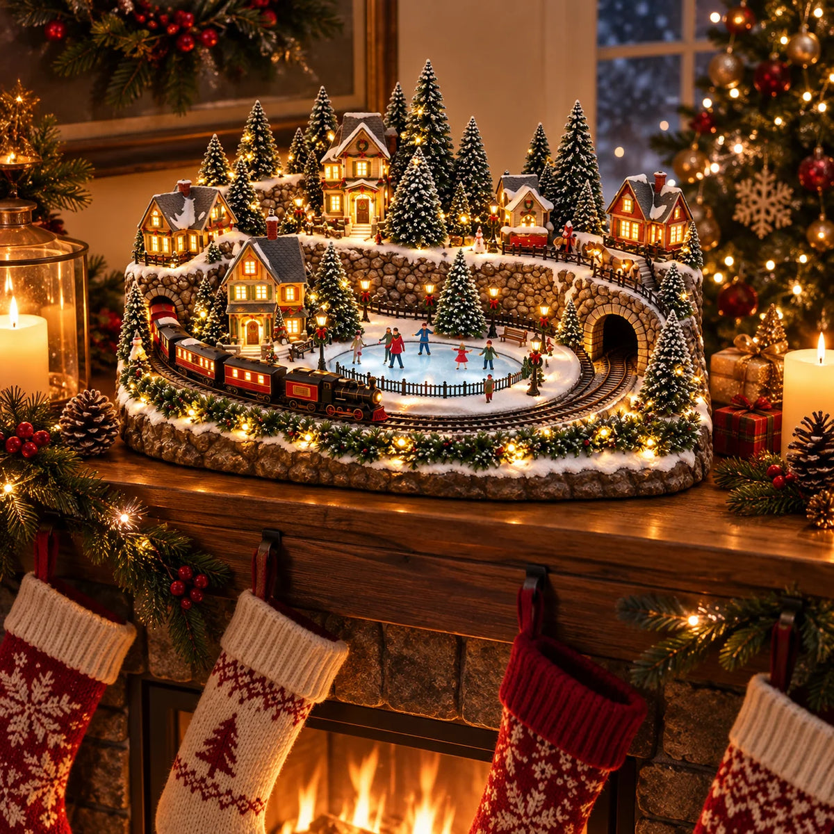 🎁Last Day 49% OFF🔥 Lighted & Animated Christmas Village Collection-✨