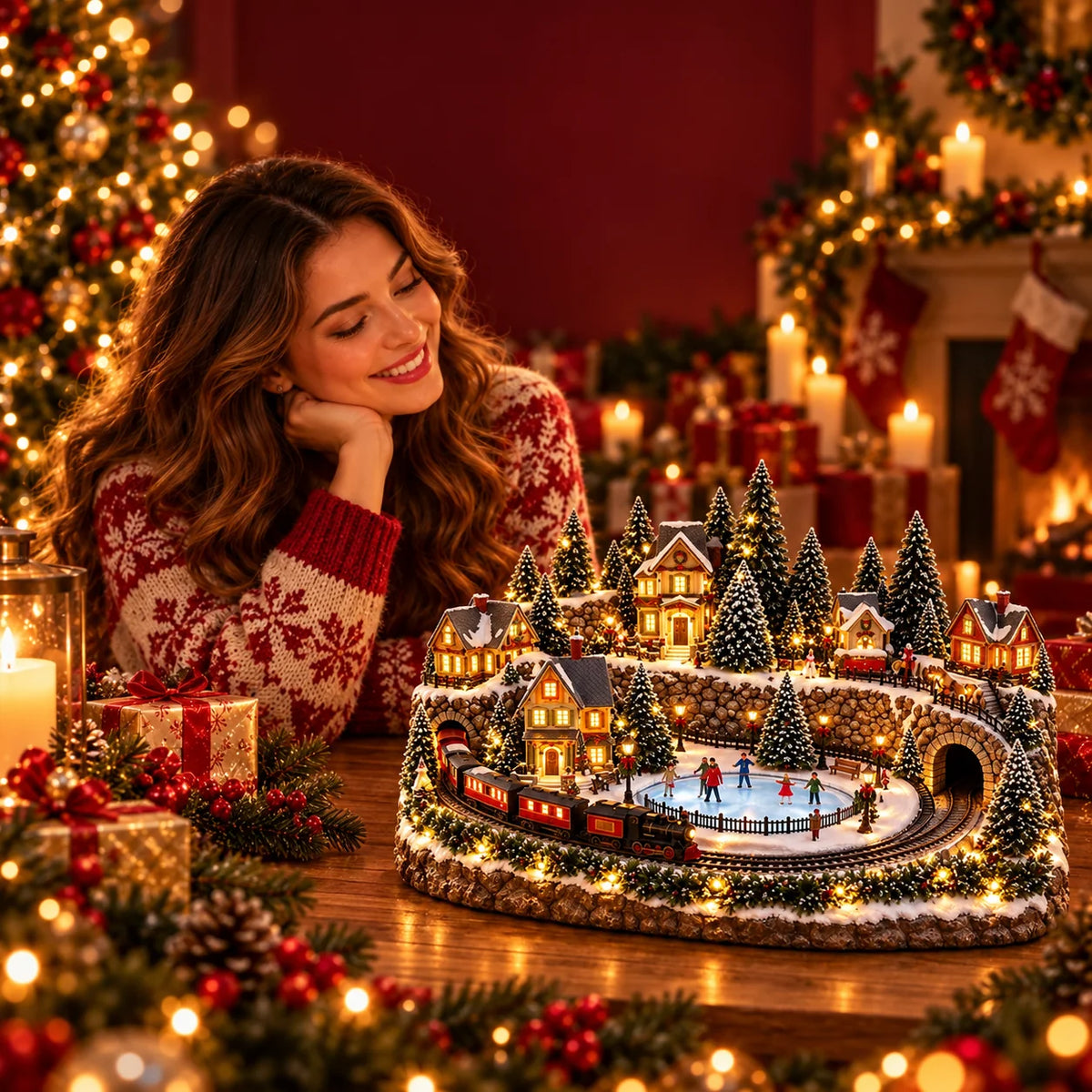 🎁Last Day 49% OFF🔥 Lighted & Animated Christmas Village Collection-✨