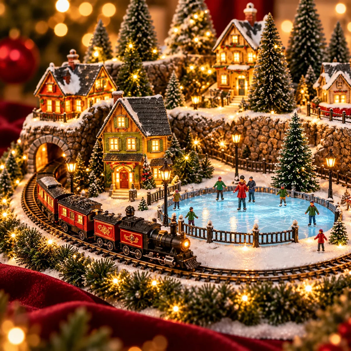 🎁Last Day 49% OFF🔥 Lighted & Animated Christmas Village Collection-✨