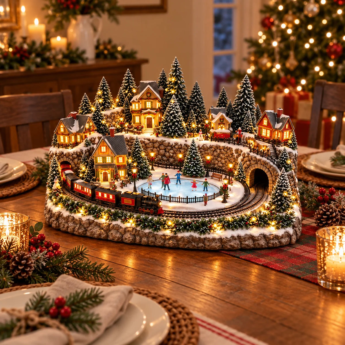 🎁Last Day 49% OFF🔥 Lighted & Animated Christmas Village Collection-✨