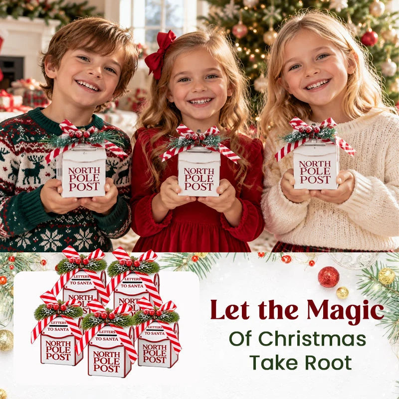 North Pole Post Christmas Treat Box
