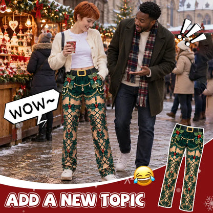 😂Funny Christmas Illusion Pants