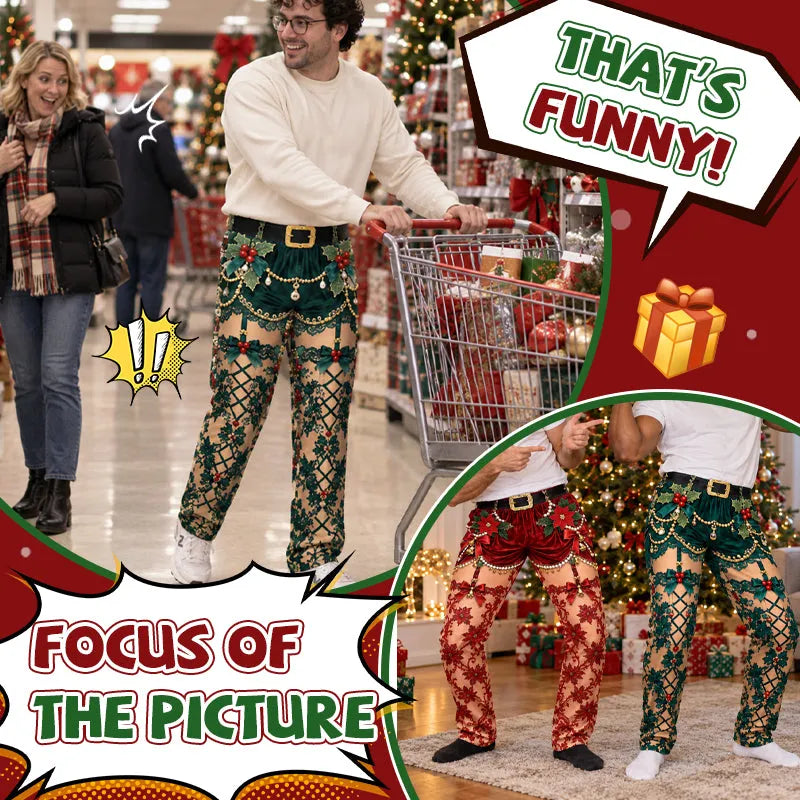 😂Funny Christmas Illusion Pants