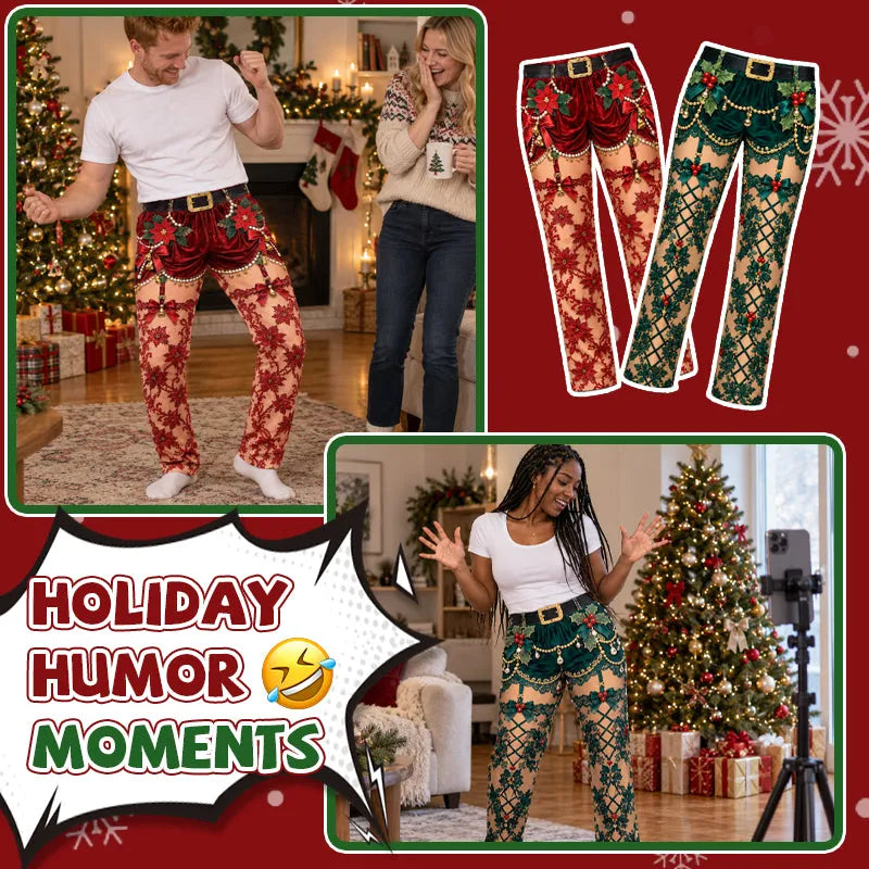 😂Funny Christmas Illusion Pants