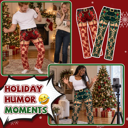 😂Funny Christmas Illusion Pants