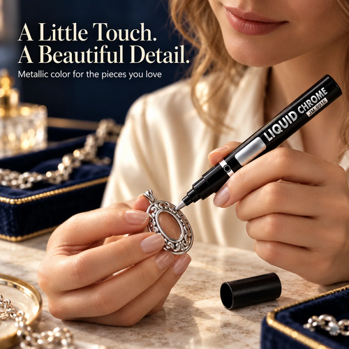 Jewelry & Accessory Touch-Up Paint Pen - 6 Metallic Colors