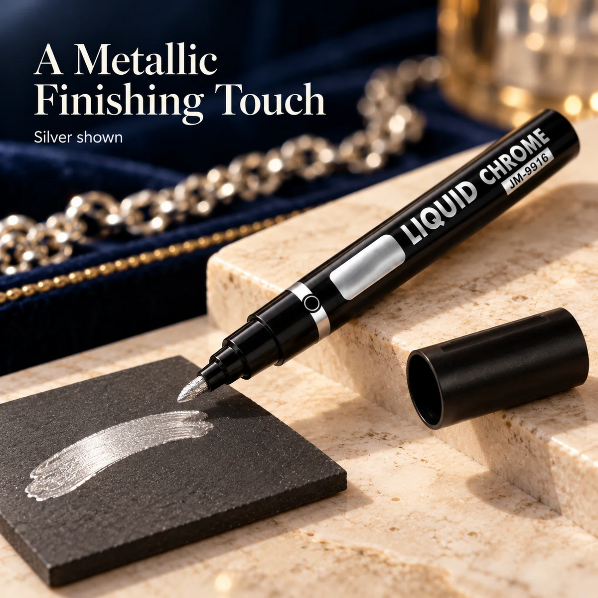 Jewelry & Accessory Touch-Up Paint Pen - 6 Metallic Colors