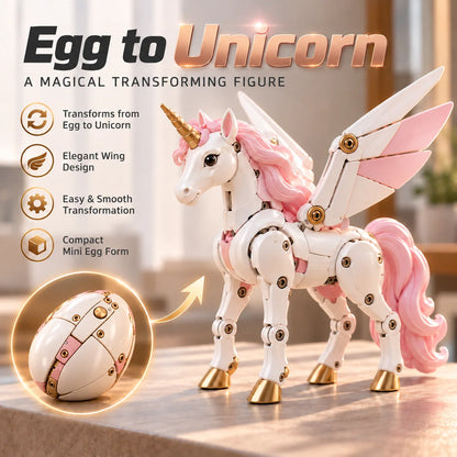 🥚🦄 UnicornMorph – Egg to Unicorn Transforming Mechanical Toy
