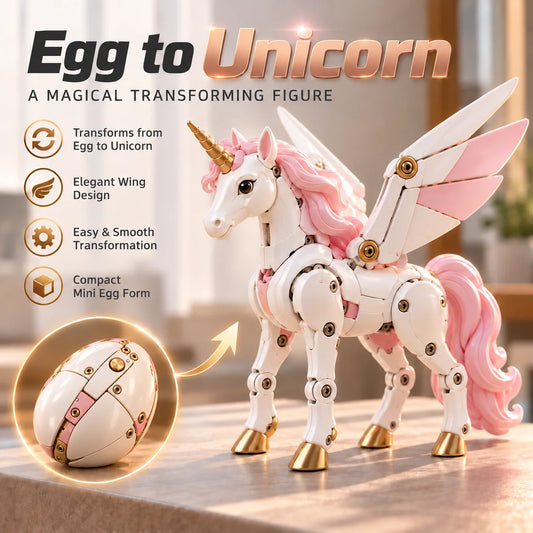 🥚🦄 UnicornMorph – Egg to Unicorn Transforming Mechanical Toy