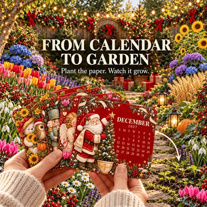🎄🗓️✨ Christmas Limited-Edition-49% OFF — 🪴✨ 2027 Eco-Friendly Plantable "Eternal" Seed Calendar
