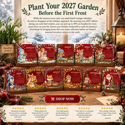 🎄🗓️✨ Christmas Limited-Edition-49% OFF — 🪴✨ 2027 Eco-Friendly Plantable "Eternal" Seed Calendar