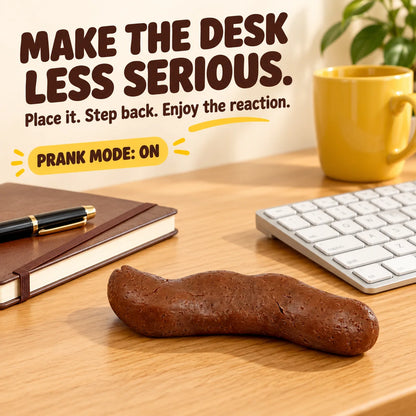 😂7 Pcs Fake Poop, Realistic Prank Poop