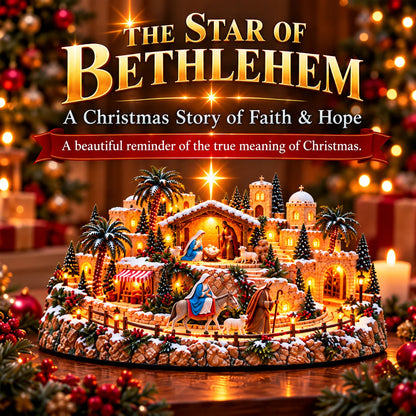 🌞 "Journey of the Star of Bethlehem™" Illuminated Village