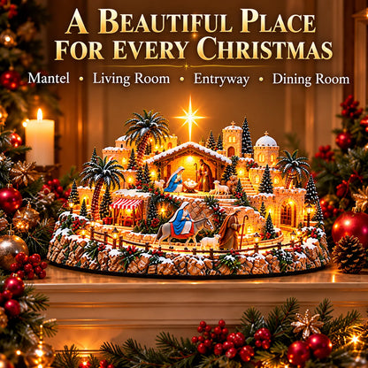 🌞 "Journey of the Star of Bethlehem™" Illuminated Village