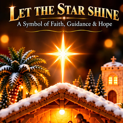 🌞 "Journey of the Star of Bethlehem™" Illuminated Village