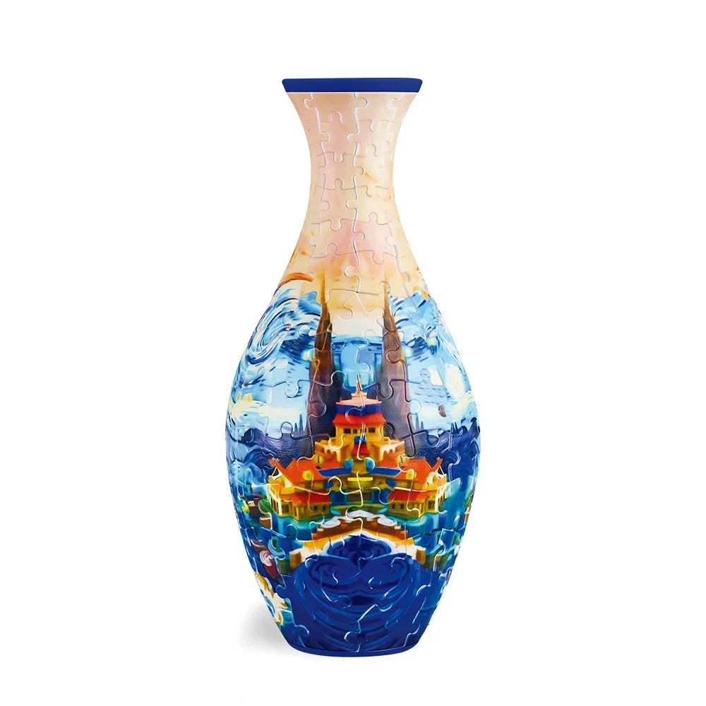 ✨🔥Hot Sale🔥 ✨ 3d Diy Puzzle Vase – 11 Creative Designs, Decorative Flower Vase & Craft Gift