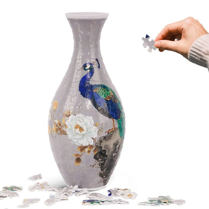 ✨🔥Hot Sale🔥 ✨ 3d Diy Puzzle Vase – 11 Creative Designs, Decorative Flower Vase & Craft Gift