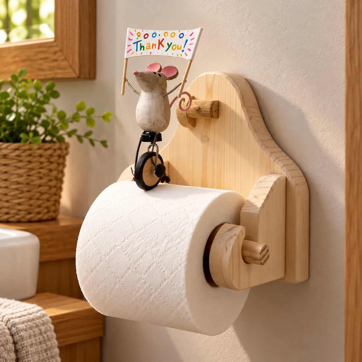 🐸 Creative Animal Toilet Paper Holder