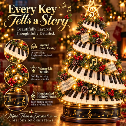 🎹🎄 Christmas in Every Key | Lighted Piano Tree ✨