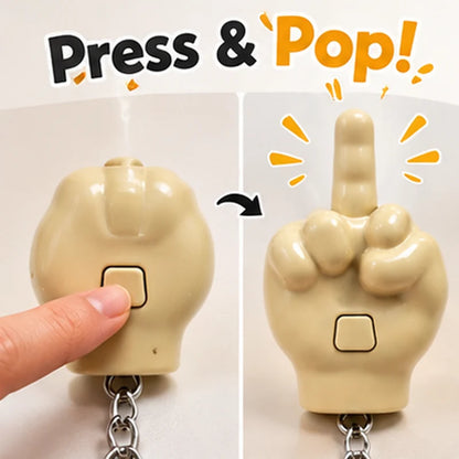 Funny Gesture Keychain Phone Stand