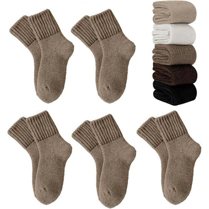 Wool-Blend Thermal Crew Socks