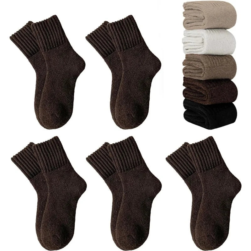 Wool-Blend Thermal Crew Socks