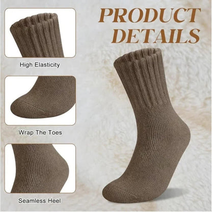 Wool-Blend Thermal Crew Socks