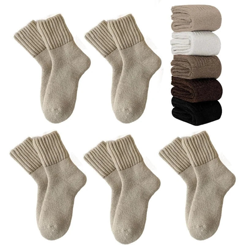 Wool-Blend Thermal Crew Socks