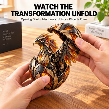 🔥🥚 Phoenixmorph – Egg To Phoenix Transforming Mechanical Figure