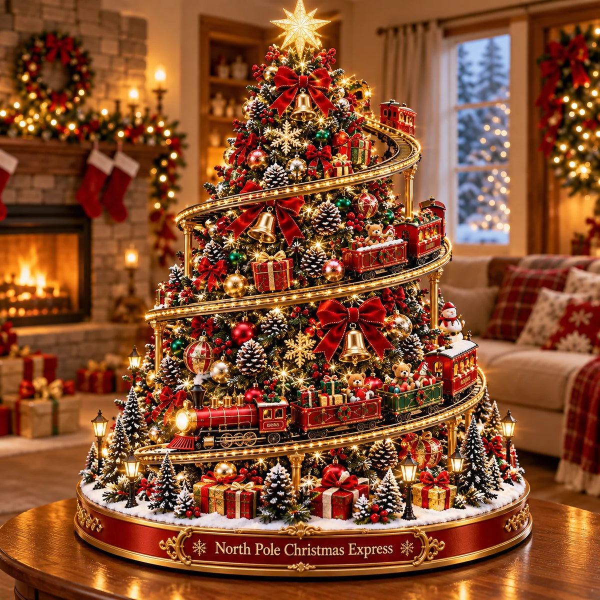 North Pole Christmas Express Tree