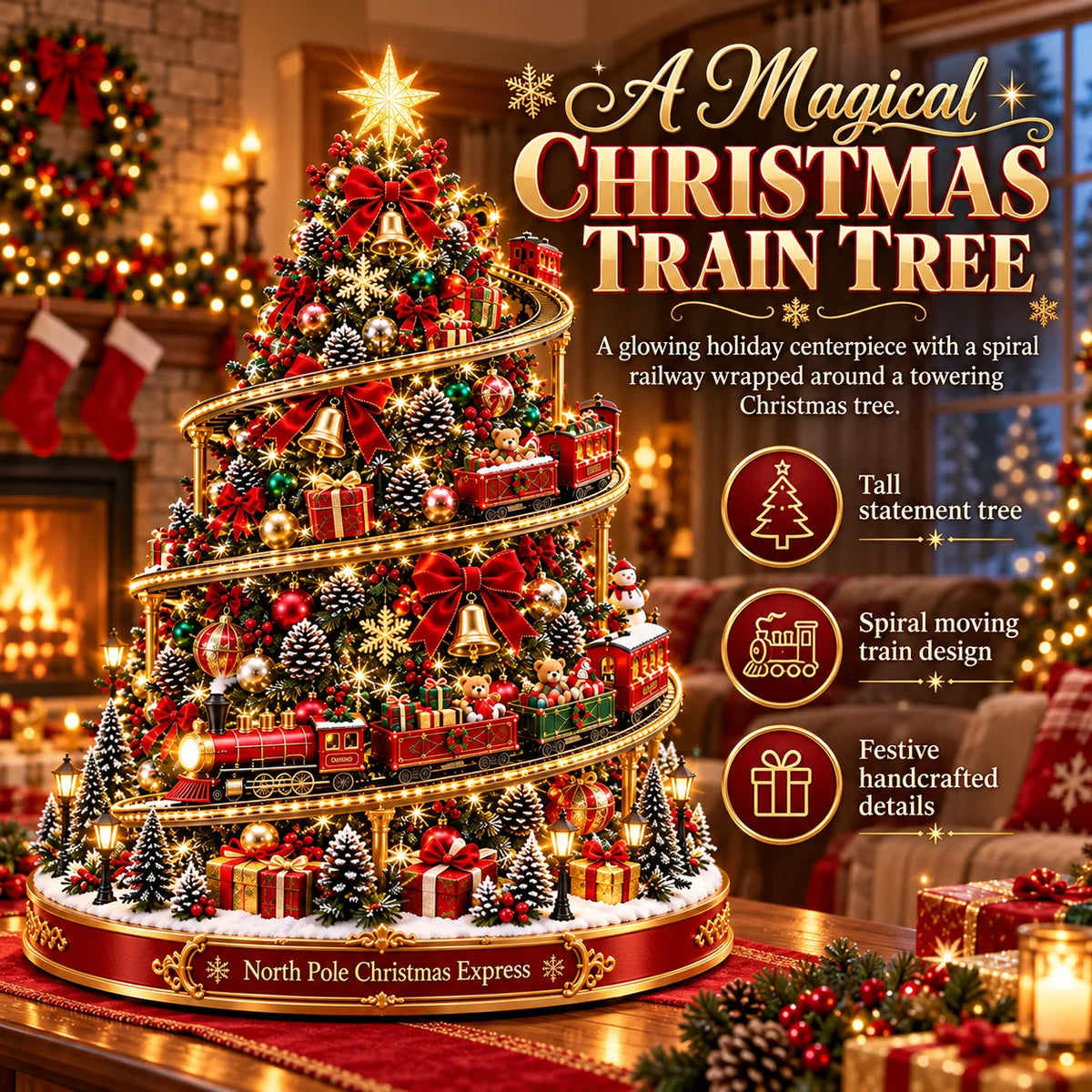 North Pole Christmas Express Tree