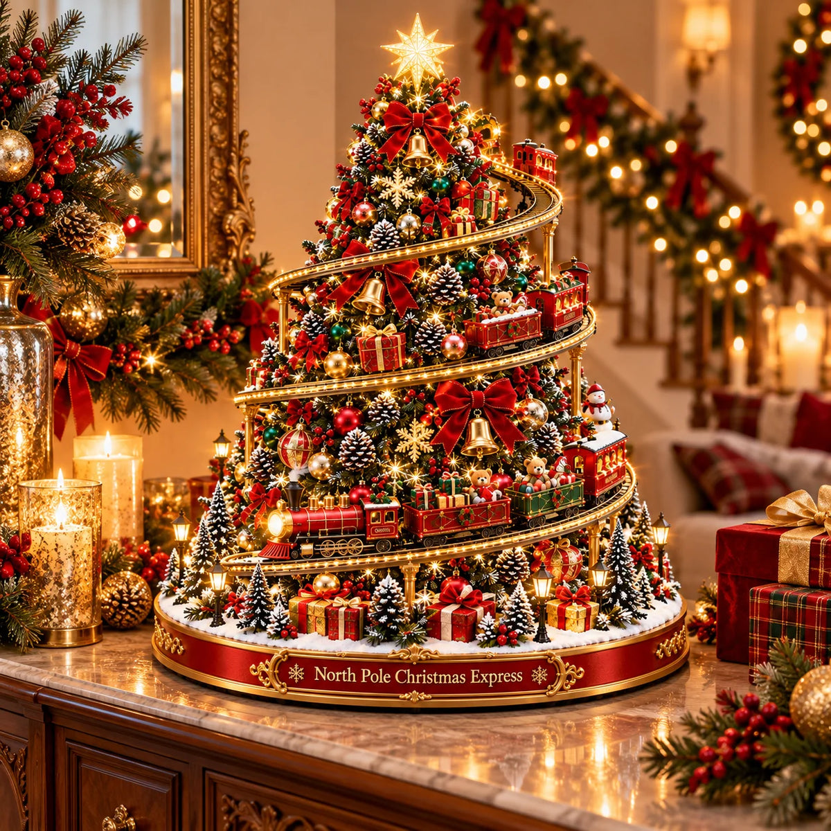 North Pole Christmas Express Tree