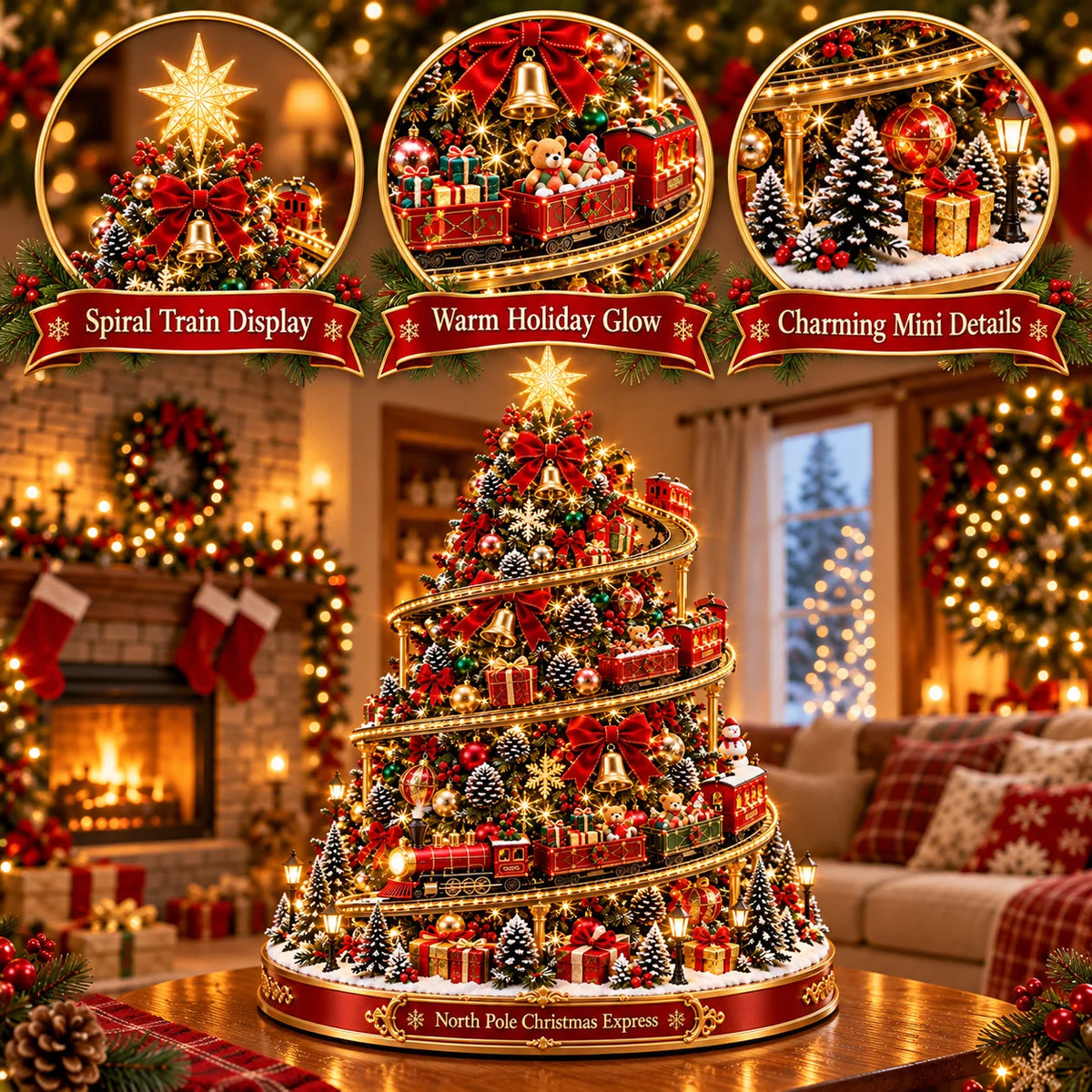 North Pole Christmas Express Tree