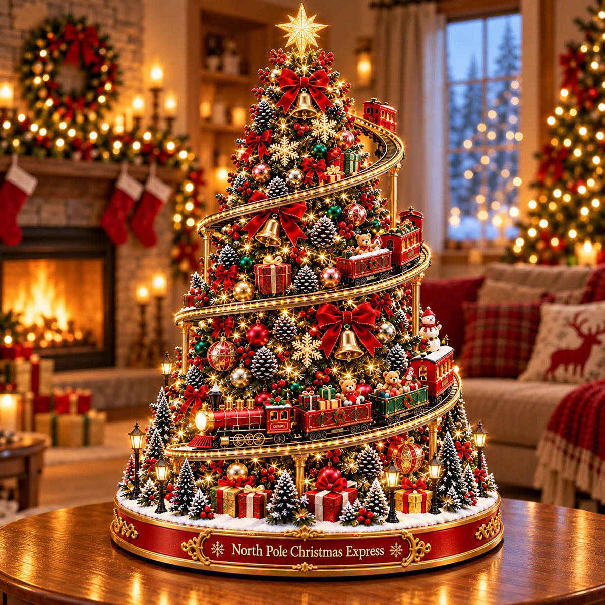 North Pole Christmas Express Tree