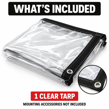 Heavy-Duty Clear Waterproof Tarps