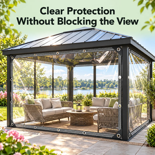 Heavy-Duty Clear Waterproof Tarps