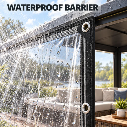 Heavy-Duty Clear Waterproof Tarps