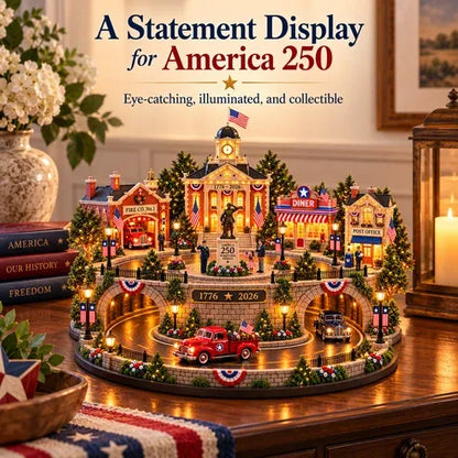 🇺🇸 America 250 Hometown Heroes – Lighted Veterans Tribute Village✨