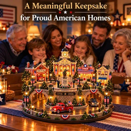 🇺🇸 America 250 Hometown Heroes – Lighted Veterans Tribute Village✨