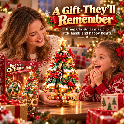 Egg-to-christmas Tree™ Magical Transforming Toy – Cardinal Christmas Tree Holiday Gift 🎄🎁✨