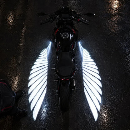🔥 LAST DAY 49% OFF 🏍️ IP67 Waterproof & Dustproof Angel Wing Motorcycle LED Projector Lights (1 Pair)🥳