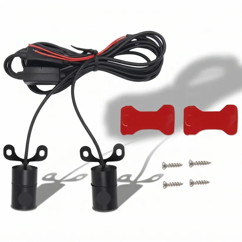🔥 LAST DAY 48% OFF 🏍️ IP67 Waterproof & Dustproof Angel Wing Motorcycle LED Projector Lights (1 Pair)