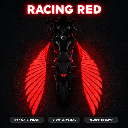 🔥 LAST DAY 49% OFF 🏍️ IP67 Waterproof & Dustproof Angel Wing Motorcycle LED Projector Lights (1 Pair)🥳