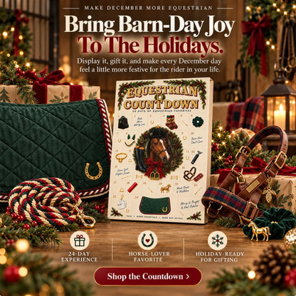 Christmas Kickoff 49% Off - 2026 Days Of Equestrian Blind Box - 24-day Festive Countdown, Equestrian Themed Collectible Miniatures Blind Box - Gift For Horse Lovers