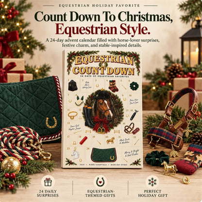 Christmas Kickoff 49% Off - 2026 Days Of Equestrian Blind Box - 24-day Festive Countdown, Equestrian Themed Collectible Miniatures Blind Box - Gift For Horse Lovers
